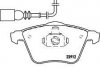 Тормозные колодки, дисковый тормоз (набор) HELLA 8DB355015971 (фото 2)
