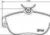 Тормозные колодки, дисковый тормоз (набор) HELLA 8DB355018001 (фото 2)