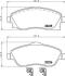 Тормозные колодки, дисковый тормоз (набор) HELLA 8DB355018511 (фото 1)