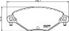 Тормозные колодки, дисковый тормоз (набор) HELLA 8DB355019411 (фото 1)