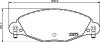 Тормозные колодки, дисковый тормоз (набор) HELLA 8DB355019421 (фото 1)