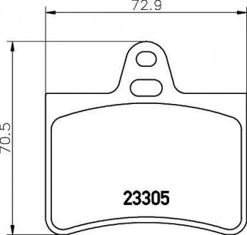 Тормозные колодки, дисковый тормоз (набор) HELLA 8DB355019441