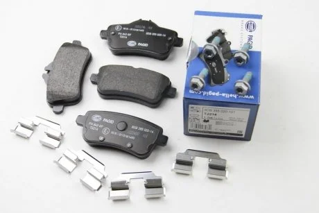 Гальмівні колодки (набір) HELLA 8DB355020-161
