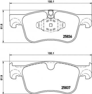 Автозапчасть HELLA 8DB355020931