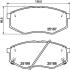 Klocki ham. prz. HY HELLA 8DB355037981 (фото 1)