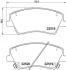 Klocki ham. prz. HY KIA HELLA 8DB355039041 (фото 1)
