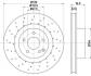 Тормозной диск W220 (PRO) PAGID HELLA 8DD355106-851 (фото 1)
