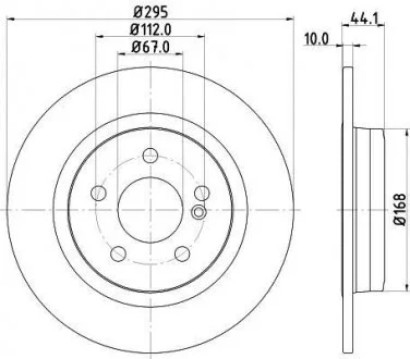 Тормозной диск HELLA 8DD 355 119-421