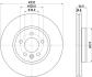 Tarcza ham. malow. HC prz. VW 8DD355132561
