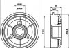 Тормозной барабан 8DT 355 300-051