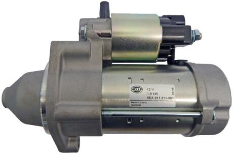 Стартер (12В, 1,9кВт) HYUNDAI I40 I, I40 I CW, IX35, KIA CARENS IV, OPTIMA, SPORTAGE III 1.7D 09.10- HELLA 8EA011611961