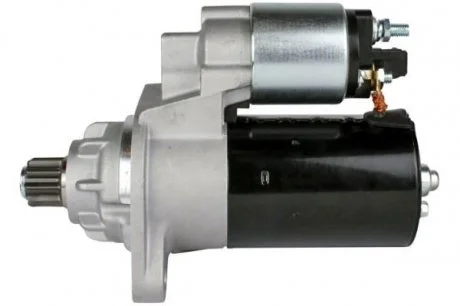 Стартер (12В, 1,1кВт, новий) AUDI A3, TT, SEAT ALHAMBRA, LEON, TOLEDO II, SKODA OCTAVIA I, VW BORA, BORA I, GOLF IV, NEW BEETLE, SHARAN 1.4-3.2 09.95-12.13 HELLA 8EA012527541