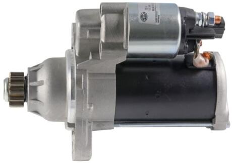 Стартер (12В, 1,1кВт) AUDI A1, A3, Q3, SEAT IBIZA IV, IBIZA IV SC, IBIZA IV ST, IBIZA V, LEON, LEON SC, LEON ST, MII, TOLEDO IV, SKODA CITIGO, FABIA III, FABIA III PRAKTIK, KAMIQ 1.0-2.0 08.11- HELLA 8EA012528701 (фото 1)