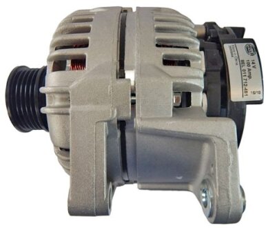 Генератор (14В, 100А, новий) OPEL ASTRA G, ASTRA G CLASSIC, ASTRA G/KOMBI, ASTRA H, ASTRA H CLASSIC, ASTRA H GTC, ASTRA H/KOMBI, COMBO TOUR, COMBO/MINIVAN, CORSA C, MERIVA A, SIGNUM 1.2-2.2 02.98- HELLA 8EL011712481 (фото 1)