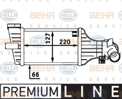 Интеркулер HELLA 8ML376723411