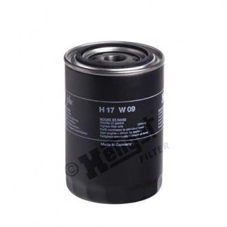 Фільтр масла, Воздушный фильтр, компрессор - подсос воздуха HENGST FILTER H17W09 (фото 1)