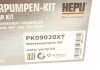 Набір ГРМ, пас+ролик+помпа HEPU PK09020XT (фото 20)