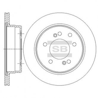 Шт. Тормозной диск Hi-Q (SANGSIN) SD3043 (фото 1)