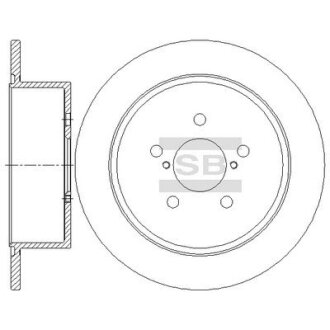 Гальмівний диск Hi-Q (SANGSIN) SD4705