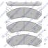 Колодки гальмівні дискові (комплект 4 шт) SP1298