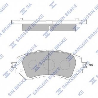 Тормозные колодки Hi-Q (SANGSIN) SP1780