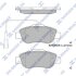 Колодки гальмівні передні Fiat 500 (312) (07-), Ford KA (08-) HI-Q Hi-Q (SANGSIN) SP1873 (фото 1)
