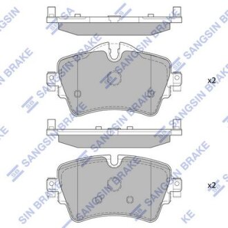 Колодки тормозные передние MINI Cooper Clubman (19-) Hi-Q (SANGSIN) SP4005