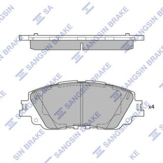 Колодки передние Toyota/Lexus 2017-- Hi-Q (SANGSIN) SP4275