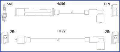 Комплект электропроводки HITACHI 134474