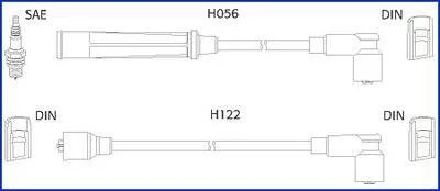 Комплект електропроводки HITACHI 134474