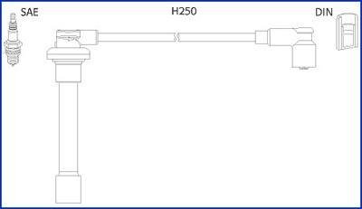Комплект электропроводки HITACHI 134520