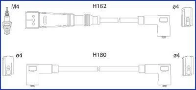 Дроти запалення, набір HITACHI 134707