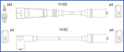 Комплект электропроводки HITACHI 134717