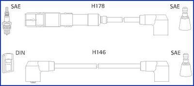 Комплект электропроводки HITACHI 134756 (фото 1)