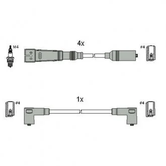 Комплект електропроводки HITACHI 134786