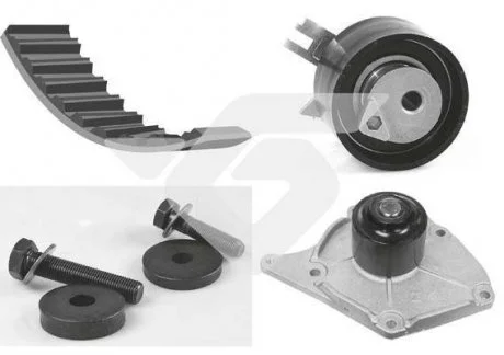 Водяной насос + комплект зубчатого ремня HUTCHINSON KH 101WP45