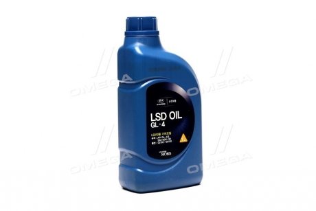 Олива трансміс. Mobis LSD Oil 85W-90 API GL-4 02100-00100 (Каністра 1л) Hyundai/Kia/Mobis 0210000100