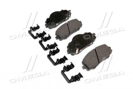 Комплект тормозных колодок, дисковый тормоз Hyundai/Kia/Mobis 581011JA60