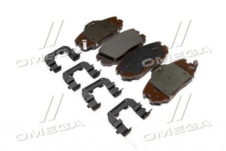 Комплект тормозных колодок, дисковый тормоз Hyundai/Kia/Mobis 581013LA20