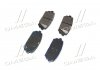 Комплект тормозных колодок, дисковый тормоз Hyundai/Kia/Mobis 58302-1DE00 (фото 2)