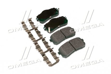 Комплект тормозных колодок, дисковый тормоз Hyundai/Kia/Mobis 583024DE00 (фото 1)