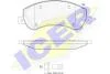 Комплект тормозных колодок, дисковый тормоз ICER 141793-204 (фото 1)
