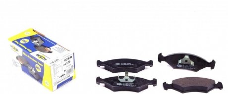 Комплект тормозных колодок, дисковый тормоз ICER 180329 (фото 1)