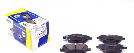 Комплект тормозных колодок, дисковый тормоз ICER 181869 (фото 1)