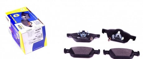 Комплект тормозных колодок, дисковый тормоз ICER 181893 (фото 1)