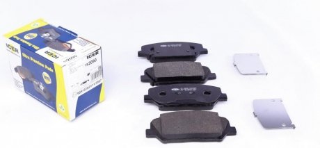 Комплект тормозных колодок (дисковых).) ICER 182090 (фото 1)
