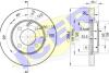 Диск гальмівний (передній) VW Golf 76-99/Passat 81-88/Polo 95-01/Seat Ibiza 93-(239x20)(з покр)(вент) 78BD39752