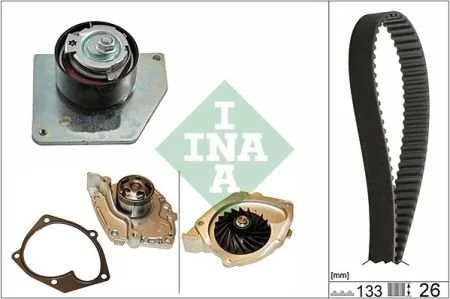 Комплект водяного насоса / зубчатого ремня INA 530057930