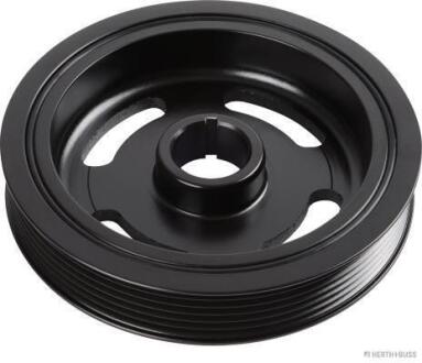 Шків колінчастого валу (кількість ребер: 6) TOYOTA AYGO, AYGO/HATCHBACK, YARIS, YARIS / VIOS, YARIS/HATCHBACK 1.0/1.0LPG 07.05- JAKOPARTS J1092023 (фото 1)