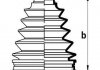 Пильник шрус з полімерного матеріалу у наборі зі змазкою та металевими кріпильними елементами J2862016